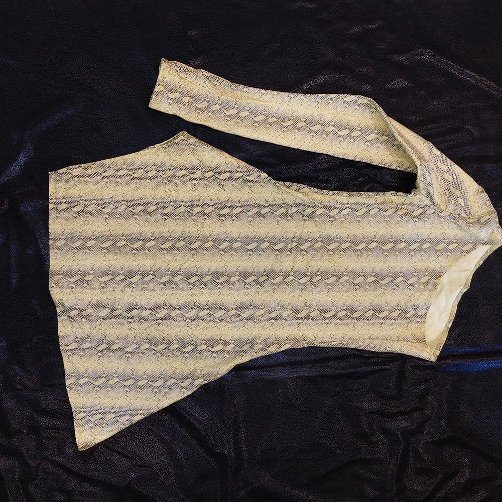 Snake Print One-Shoulder Dress